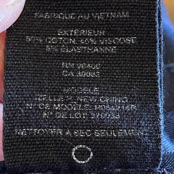 Theory Navy Blue Ankle Crepe Cropped Dress Trousers Pants Size 4 - Picture 14 of 14